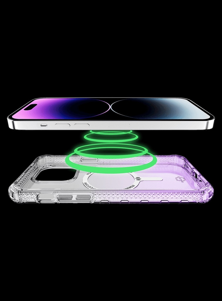 ESTUCHE ITSKINS SUPREME OMBRE MAGSAFE PURPURA IPHONE 14 PRO