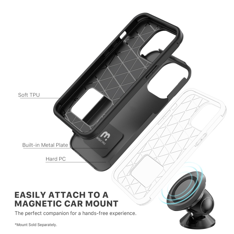ESTUCHE MYBAT PRO FUSE NEGRO IPHONE 13 PRO