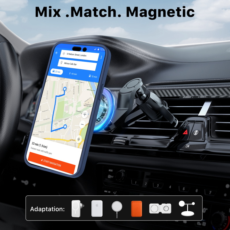 ESTUCHE MYBAT PRO SHADE MAGSAFE AZUL IPHONE 14 PRO MAX