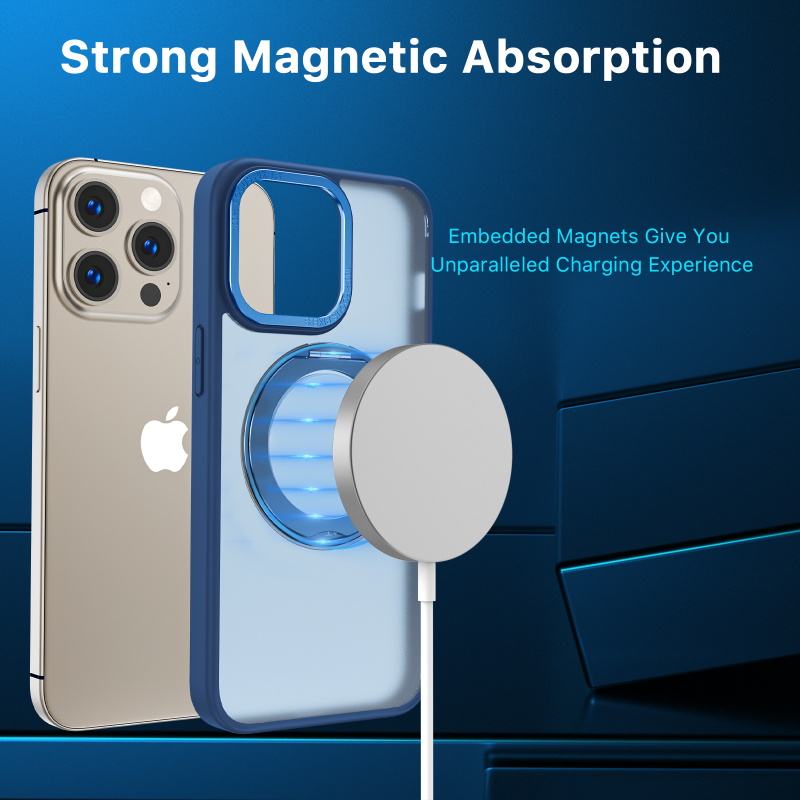 ESTUCHE MYBAT PRO SHADE MAGSAFE AZUL IPHONE 14 PRO MAX