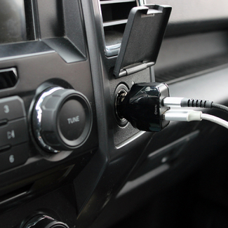 CARGADOR DE CARRO DUAL TIPO C Y USB 38W