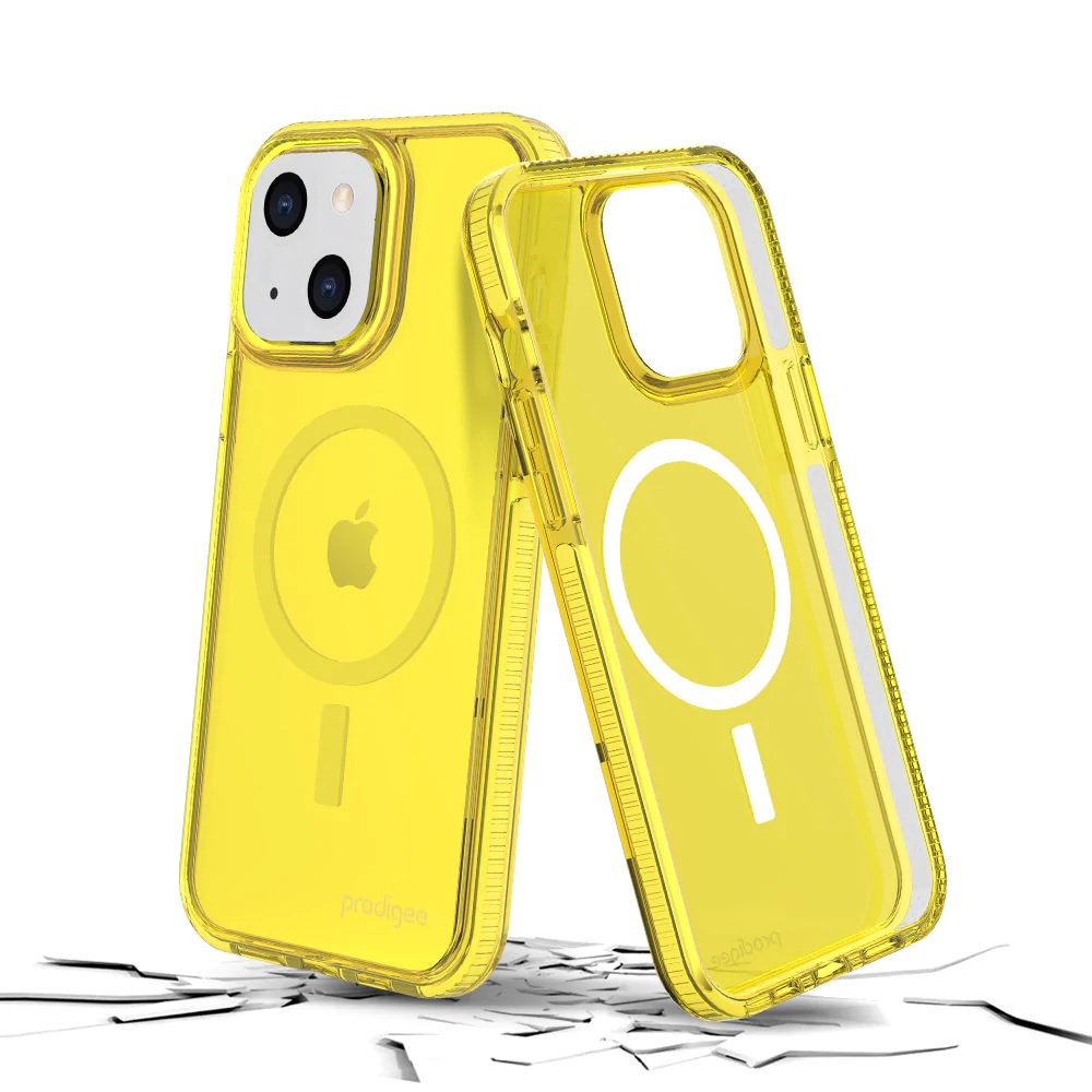 ESTUCHE PRODIGEE SAFETEE NEON LIMON IPHONE 14 / 13