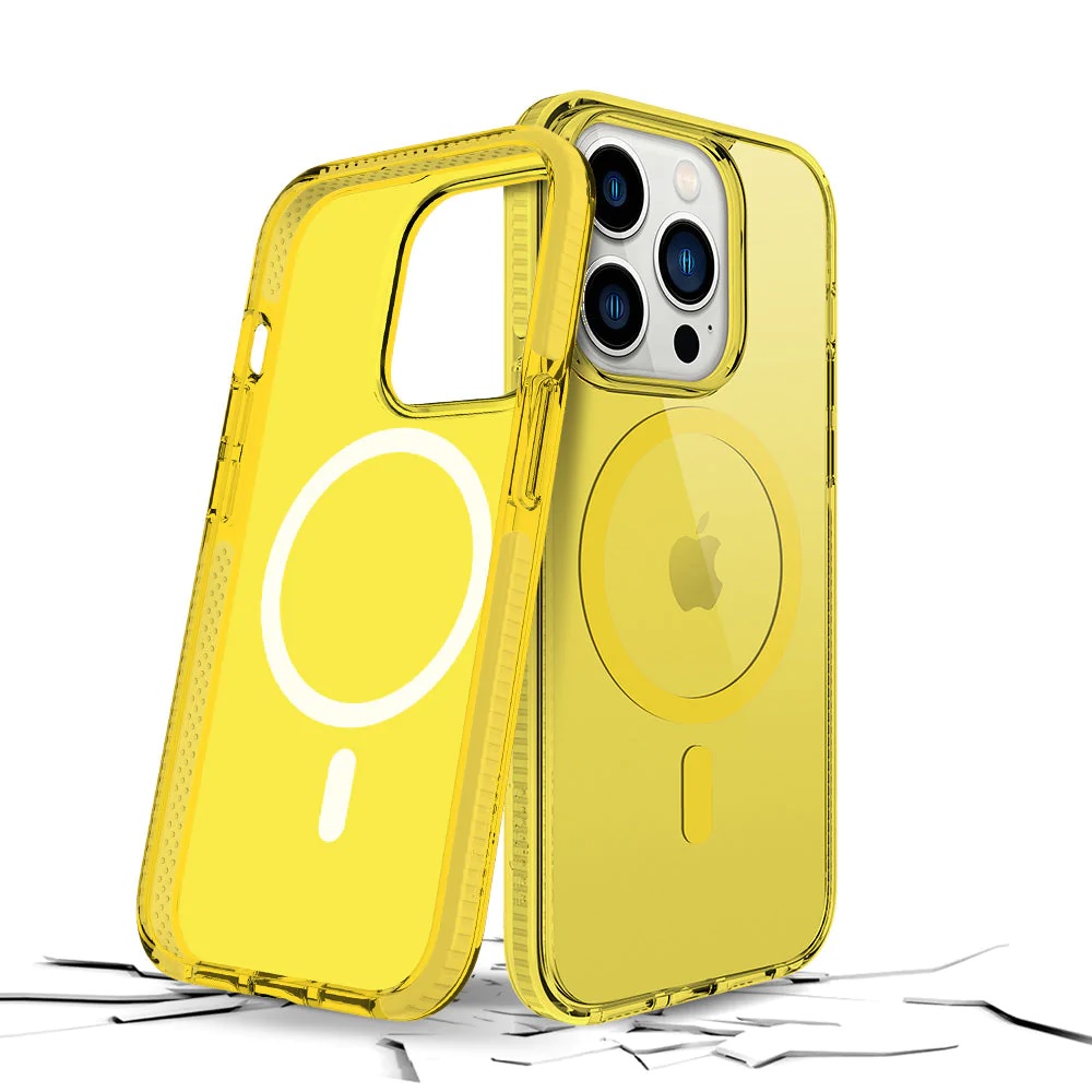 ESTUCHE PRODIGEE SAFETEE NEON LIMON IPHONE 14 PRO MAX