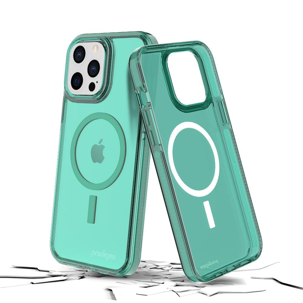 ESTUCHE PRODIGEE SAFETEE NEON MENTA IPHONE 14 / 13