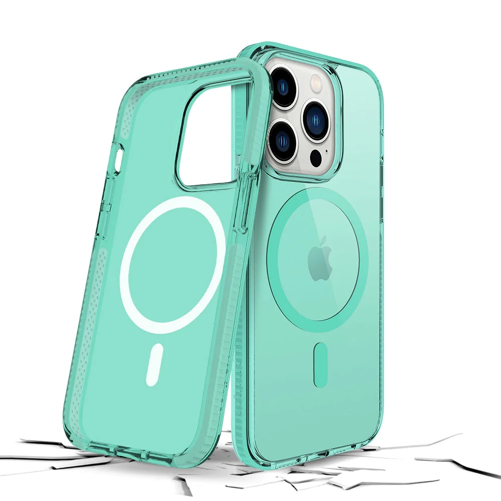 ESTUCHE PRODIGEE SAFETEE NEON MENTA IPHONE 14 PRO MAX