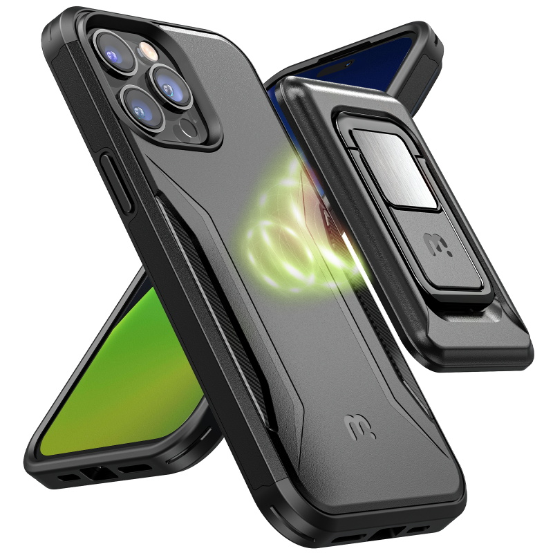 ESTUCHE MYBAT PRO STEALTH MAGSAFE NEGRO IPHONE 14 PRO MAX