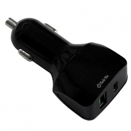 [840537106154] CARGADOR DE CARRO DUAL TIPO C Y USB 38W TEKYA
